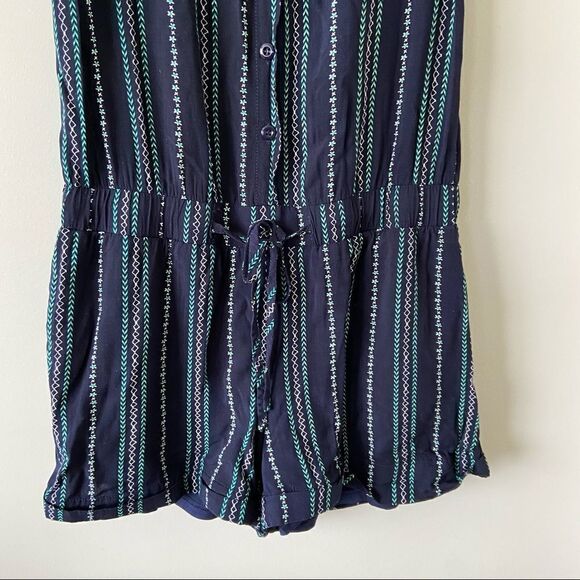 MARKET 33-STRIPE Elastic Waist Romper - Picture 8 of 9